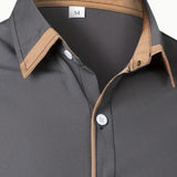 Men's Designer Dress Shirt | Contrast Trim, Long Sleeve