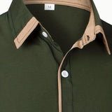 Men's Designer Dress Shirt | Contrast Trim, Long Sleeve