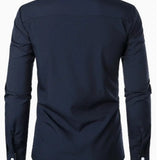 Men's Designer Dress Shirt | Contrast Trim, Long Sleeve