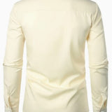 Men's Designer Dress Shirt | Contrast Trim, Long Sleeve