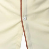 Men's Designer Dress Shirt | Contrast Trim, Long Sleeve