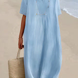 Women's Beach Summer Midi Dress | Loose, Modest