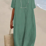 Women's Beach Summer Midi Dress | Loose, Modest