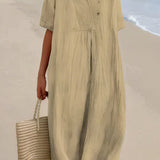 Women's Beach Summer Midi Dress | Loose, Modest