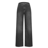 Women's Summer Jeans | Light Wash, Wide Leg