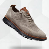 Khaki-Black Ultra-Comfort Breathable Sneakers