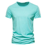 Men’s Vintage Summer T-Shirt | Plain, Crew Neck