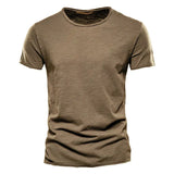Men’s Vintage Summer T-Shirt | Plain, Crew Neck