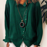 Women’s Casual Summer Shirt | Long Sleeve, Oversized