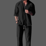 Men's Summer Two Piece Set | Relaxed, Trouser & Top