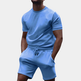 Men's Casual Two Piece Set | Basic, Shorts & T-Shirt