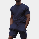 Men's Casual Two Piece Set | Basic, Shorts & T-Shirt
