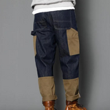 Men's Work Jeans | Patchwork, Cuffed