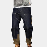 Men's Work Jeans | Patchwork, Cuffed