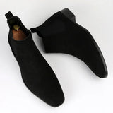 Men’s Suede Chelsea Boots | Slip-On, Squared Toe