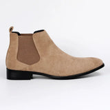 Men’s Suede Chelsea Boots | Slip-On, Squared Toe