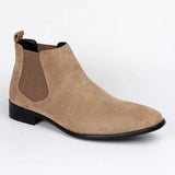 Men’s Suede Chelsea Boots | Slip-On, Squared Toe