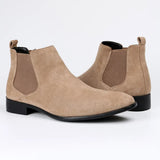 Men’s Suede Chelsea Boots | Slip-On, Squared Toe