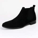 Men’s Suede Chelsea Boots | Slip-On, Squared Toe