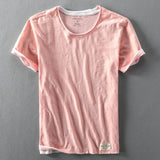 Men's Vintage Summer T-Shirt | Casual, Short Sleeve