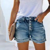 Women's Summer Shorts | High Waisted, Button Fly
