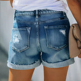 Women's Summer Shorts | High Waisted, Button Fly