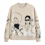 Trendy Women's Graphic Hoodie | Cozy, Fashionable, and Modern Comfort