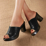 Women's Summer Heeled Sandals | Platform, Slip-On