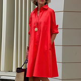 Women's Summer Shirt Dress | Loose, Elegant