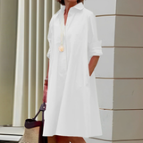 Women's Summer Shirt Dress | Loose, Elegant