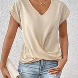 Women’s Casual Summer T-Shirt | Short Sleeve, V-Neck