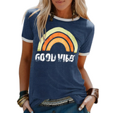 Women’s Summer Graphic T-Shirt | Vintage, Short Sleeve