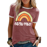 Women’s Summer Graphic T-Shirt | Vintage, Short Sleeve
