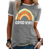 Women’s Summer Graphic T-Shirt | Vintage, Short Sleeve