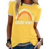Women’s Summer Graphic T-Shirt | Vintage, Short Sleeve