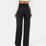 Women's Summer Trousers | Button Front, Wide Leg