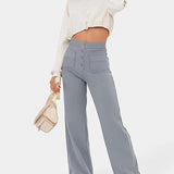 Women's Summer Trousers | Button Front, Wide Leg