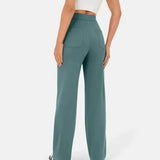 Women's Summer Trousers | Button Front, Wide Leg