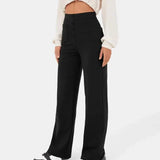 Women's Summer Trousers | Button Front, Wide Leg