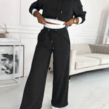Women’s Lounge Tracksuit | Wide-Leg, High-Waisted
