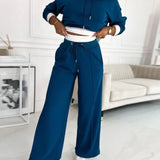 Women’s Lounge Tracksuit | Wide-Leg, High-Waisted