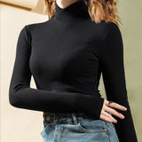 Women’s Designer Winter Top | Long Sleeve, Turtleneck