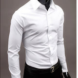 Men's Slim Formal Shirt | Tight Fit, Long Sleeve