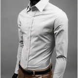 Men's Slim Formal Shirt | Tight Fit, Long Sleeve