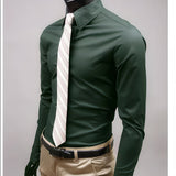 Men's Slim Formal Shirt | Tight Fit, Long Sleeve