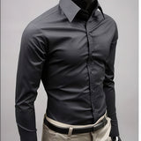 Men's Slim Formal Shirt | Tight Fit, Long Sleeve