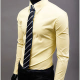 Men's Slim Formal Shirt | Tight Fit, Long Sleeve