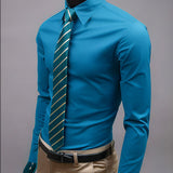Men's Slim Formal Shirt | Tight Fit, Long Sleeve