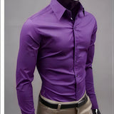 Men's Slim Formal Shirt | Tight Fit, Long Sleeve