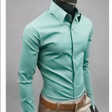 Men's Slim Formal Shirt | Tight Fit, Long Sleeve